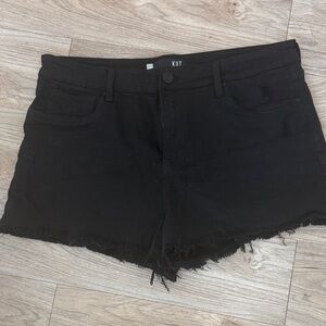 Kut from the Kloth Women's Jet Black Jean Shorts